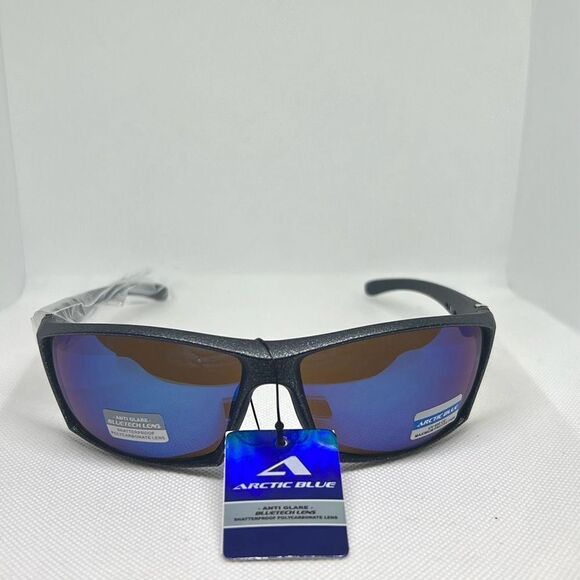 Arctic Blue Mirrored Sunglasses - Picture 2 of 3